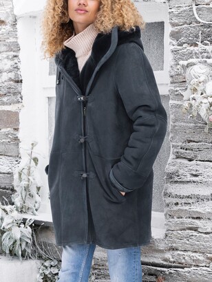 WOMEN FASHION Coats Cloth Austerlitz Duffel coat Navy Blue L discount 99% 