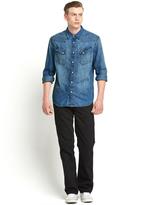 Thumbnail for your product : Wrangler Mens Long Sleeve Heritage Shirt