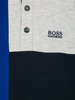Thumbnail for your product : Boss Kids tonal longsleeved polo shirt