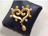 Thumbnail for your product : Christian Lacroix Heart Brooch