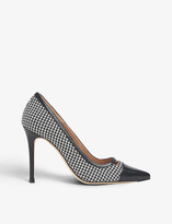 Thumbnail for your product : LK Bennett Frankie patent-trim suede courts