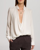 Thumbnail for your product : Halston Blouse - Cowl Front