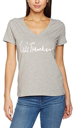 Luis Trenker Women's Carlotta T-Shirt, Grey (Grey (HellGrey 8200) 8200), M