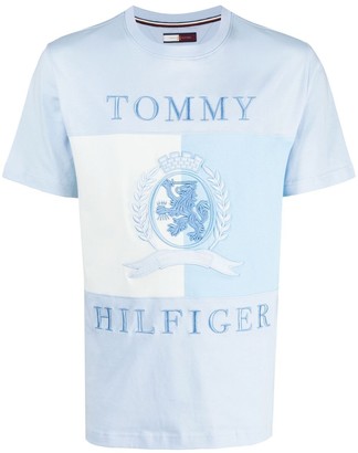 Tommy Hilfiger organic cotton crest T-shirt - ShopStyle
