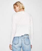 Thumbnail for your product : Victoria's Secret The People Silver Embroidered Short Sleeve Crop T-Shirt