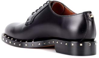 Valentino Garavani embellished leather Derby shoes
