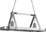 Thumbnail for your product : Hi-Lite Sterling Rectangular Hanging Pot Rack with 2 Lights Accent