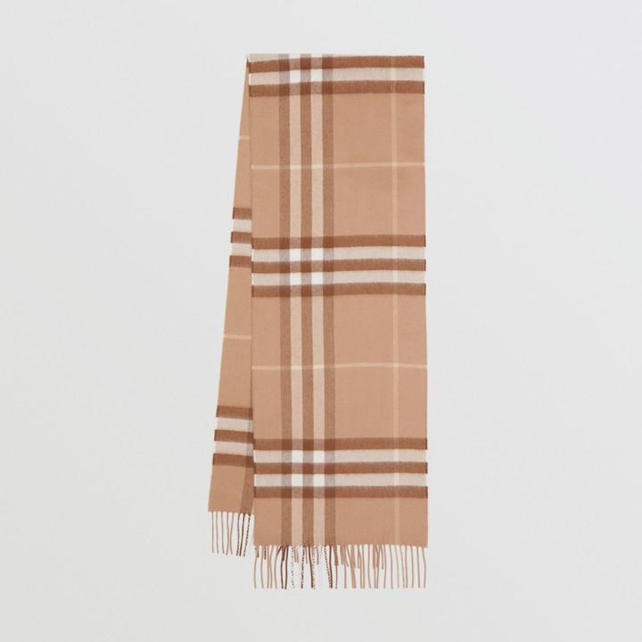tan burberry scarf