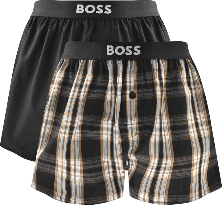 Boss Business BOSS Underwear 2 Pack Boxer Shorts Black