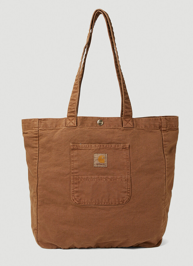 Carhartt Work In Progress Logo-Patch Detail Tote Bag - ShopStyle