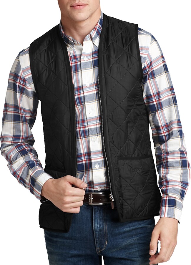 Barbour Polarquilt Waistcoat Zip In Liner