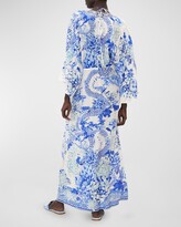 Thumbnail for your product : Camilla Heart Of A Dragon Drawcord Detail Maxi Dress