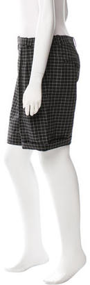 Tibi Wool Windowpane Shorts w/ Tags