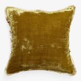 Thumbnail for your product : Anke Drechsel Silk Velvet Fringe Pillow Antique Gold