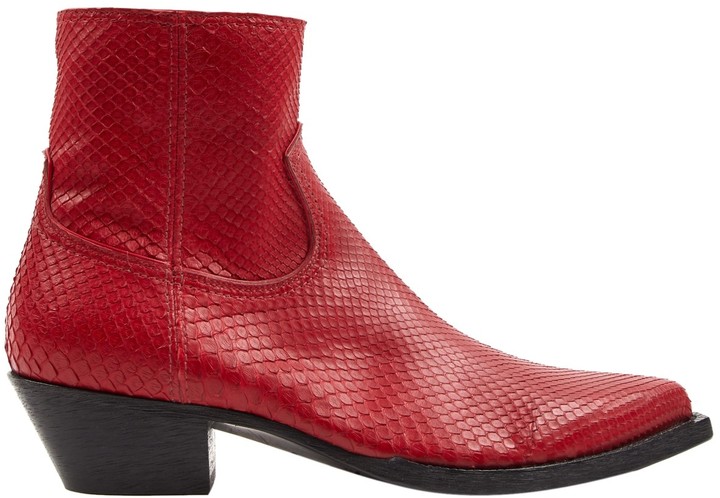 saint laurent lukas python