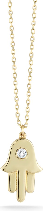 Ember Fine Jewelry 14K Gold & Diamond Hamsa Necklace