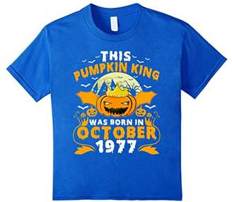 This Pumpkin King Was Born In October 1977 T-shirt