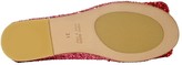 Thumbnail for your product : Marni Junior Glittered Flats W/ Padded Detail