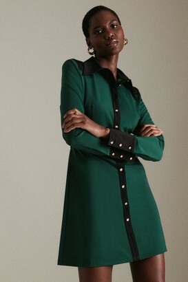 button up collared dress