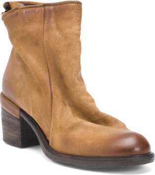 Leather Jase Booties for Women | Leather/Man-Made Sole
