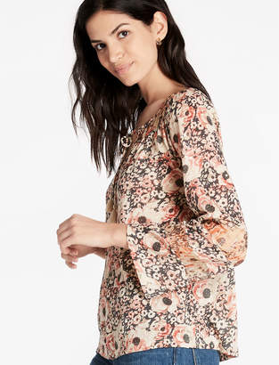 Lucky Brand FLORAL WOVEN MIX PEASANT