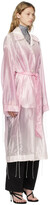 Thumbnail for your product : Acne Studios White & Pink Shiny Organza Coat