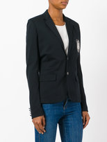 Thumbnail for your product : Ralph Lauren embroidered emblem blazer