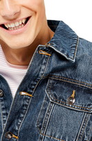 Thumbnail for your product : Topman Core Classic Fit Denim Trucker Jacket