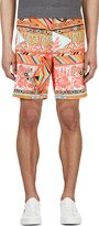 Thumbnail for your product : MSGM Coral Tapestry Print Bermuda Shorts