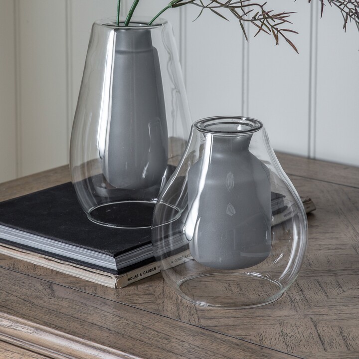 Dunelm Wetham Vase Grey ShopStyle