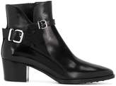 Thumbnail for your product : Tod's buckle strap ankle boots