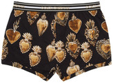Thumbnail for your product : Dolce & Gabbana Black and Gold Cuore Sacro Boxer Briefs