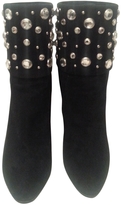 Thumbnail for your product : Balmain Black Suede Ankle boots