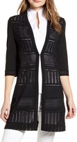 Thumbnail for your product : Ming Wang Pointelle Long Jacket