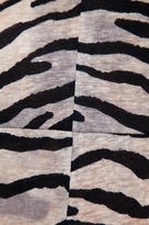 Thumbnail for your product : Rebecca Taylor Tiger Print Jersey Combo Top