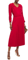 Thumbnail for your product : Carven Gathered Pleated Woven Midi Dress