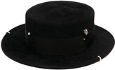 Thumbnail for your product : Ruslan Baginskiy Chain-Embellished Boater Hat