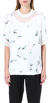 Thumbnail for your product : 3.1 Phillip Lim Oversized silk-chiffon top