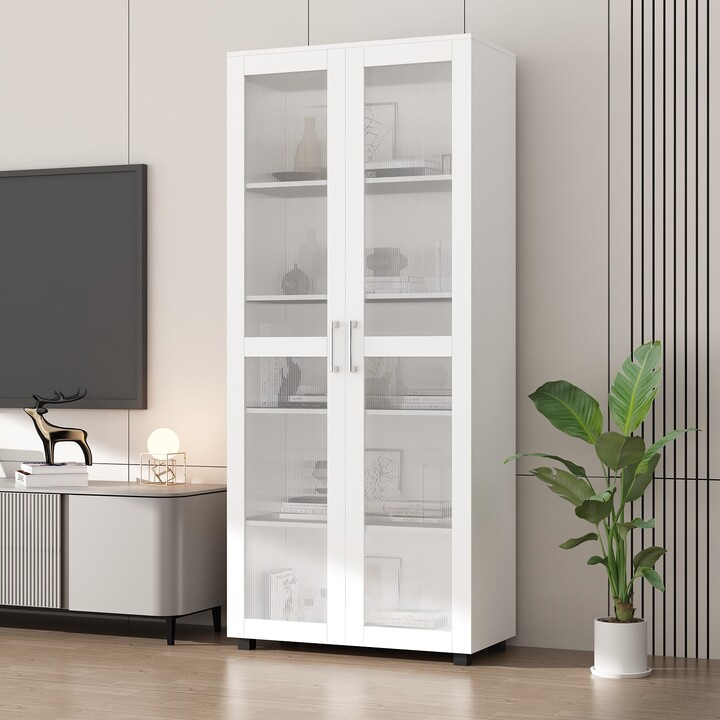 https://img.shopstyle-cdn.com/sim/b9/b5/b9b5bc7aca50148315da934940c39540_best/timechee-tall-bookcase-storage-cabinet-acrylic-doors-5-tier-display-cabinet.jpg
