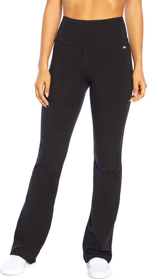 Daopwlkom Womens High Waist Bootcut Yoga Pants Basic/Out Pockets Tummy Control Workout Bootleg Leggings 