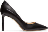 Thumbnail for your product : Jimmy Choo Black Leather Romy 85 Heels