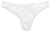 Thumbnail for your product : Victoria's Secret Allover Lace from Cotton Lingerie Thong Panty