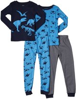 Thumbnail for your product : Carter's 4 Piece Striped PJ Set (Toddler/Kid) - Dino-4