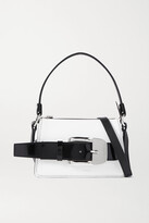 Thumbnail for your product : Proenza Schouler Buckle Small Patent-trimmed Textured-leather Shoulder Bag