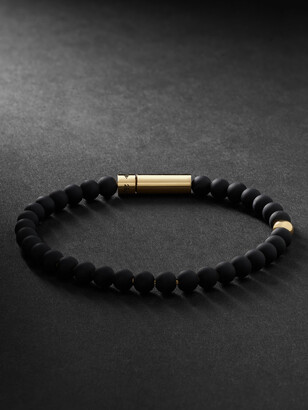 Le Gramme 18-Karat Gold Beaded Bracelet