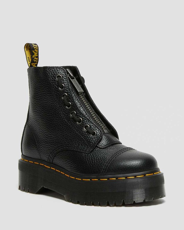 Dr. Martens Sinclair Milled Nappa Leather Platform Boots