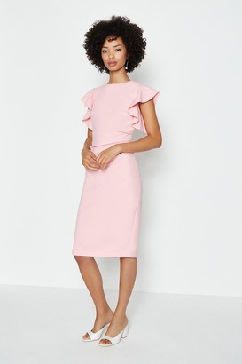 coast paris ruffle dress