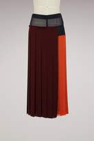 Long pleated skirt 