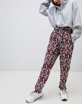 Thumbnail for your product : Noisy May printed paperbag waist trouser