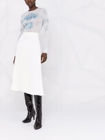 Thumbnail for your product : MM6 MAISON MARGIELA Pleated Midi Skirt